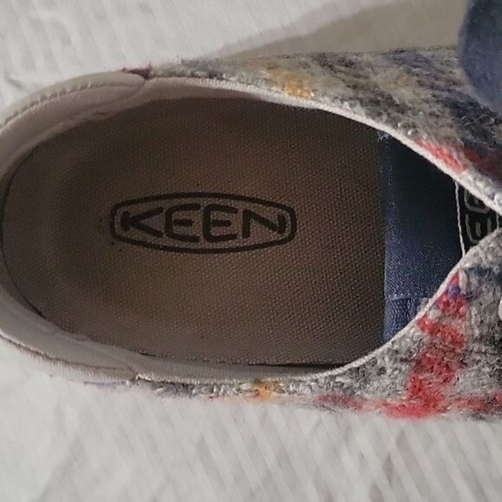 KEEN Elsa IV houndstooth lace up sneakers 9 Plaid Outdoor Designer Collegiate - Picture 5 of 6
